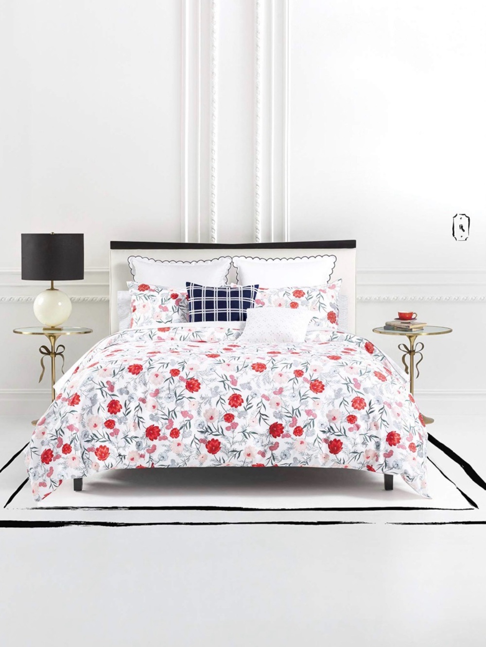 kate spade Floral Duvet Cover